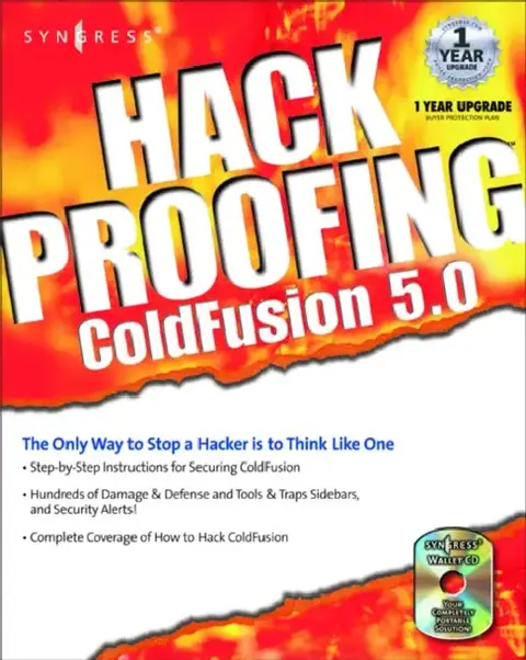 Cover of Hack Proofing Coldfusion