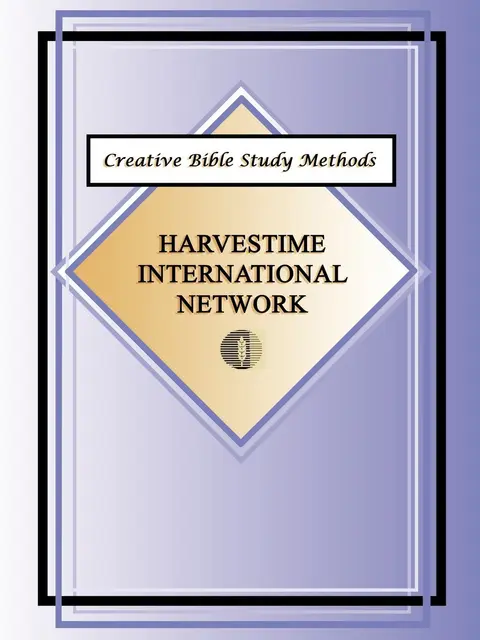 Cover of Creative Bible Study Methods