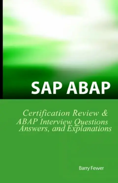 Cover of SAP ABAP Certification Review
