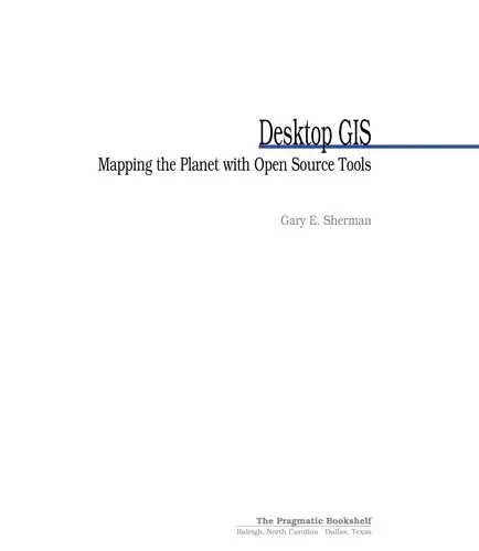 Cover of Desktop GIS – Mapping the planet with Open Source