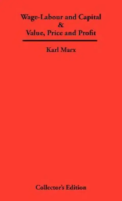 Cover of Wage-Labour and Capital & Value, Price and Profit