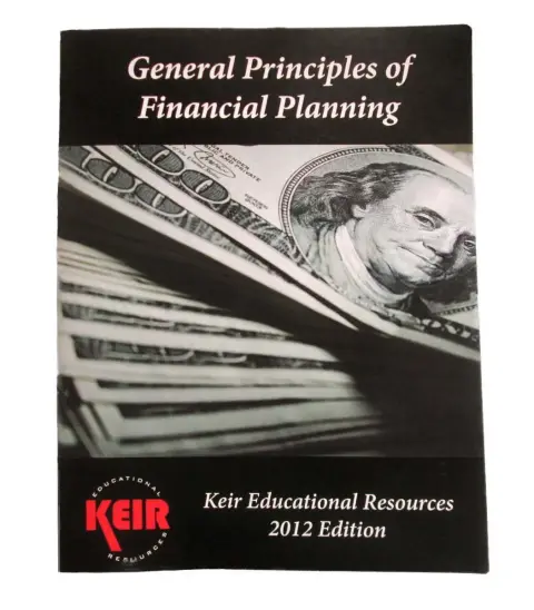 Cover of General Principles of Financial Planning Textbook 2012