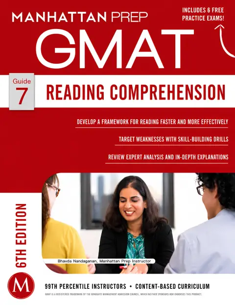 Cover of Reading Comprehension 6th Edition GMAT Manhattan Prep