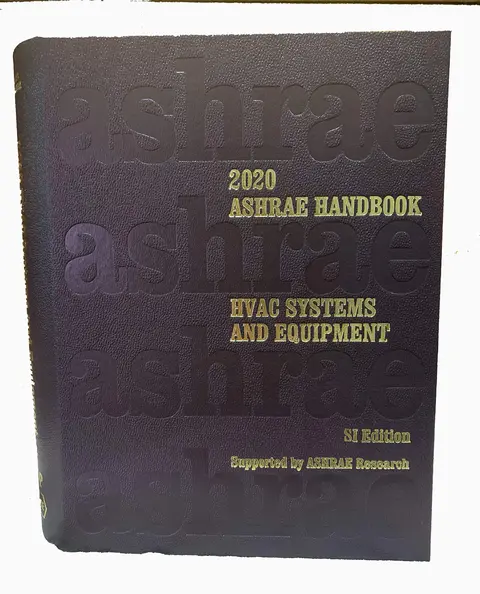 Cover of Ashrae Handbook 2020