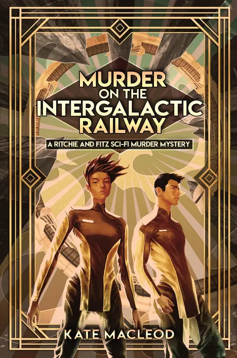 Cover of Murder on the Intergalactic Railway
