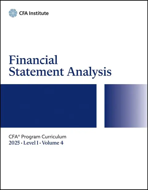 Cover of 2025 CFA Program Curriculum Level I, Volume 4