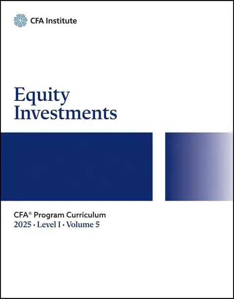 Cover of 2025 CFA Program Curriculum Level I, Volume 5