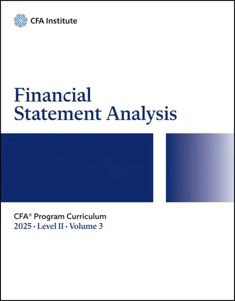 Cover of 2025 CFA Program Curriculum Level II, Volume 3