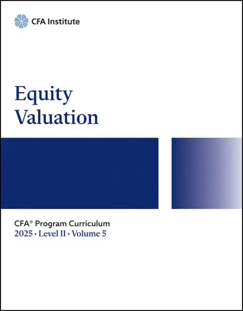 Cover of 2025 CFA Program Curriculum Level II, Volume 5