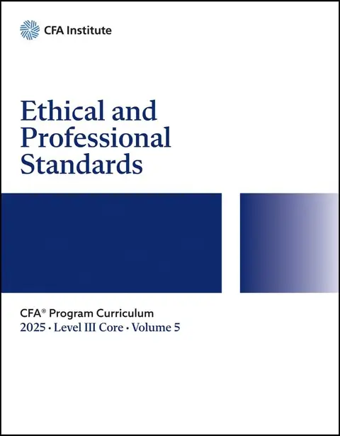Cover of 2025 CFA Program Curriculum Level III Core, Volume 5