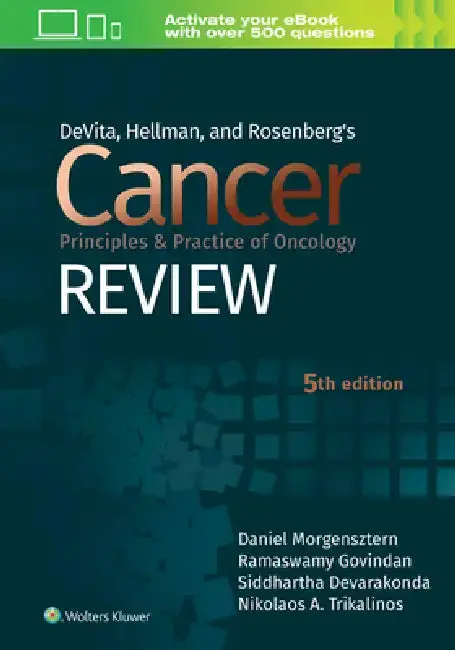 Cover of Devita, Hellman, and Rosenberg's Cancer Principles & Practice of Oncology Review