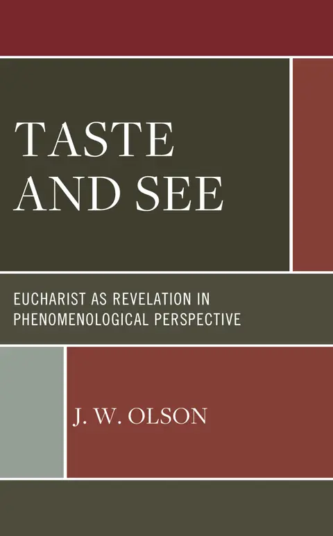 Cover of Taste and See