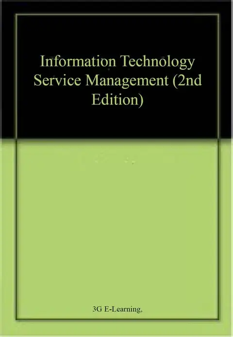 Cover of Information Technology Service Management