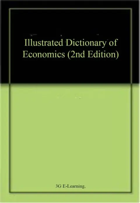 Cover of Illustrated Dictionary of Economics