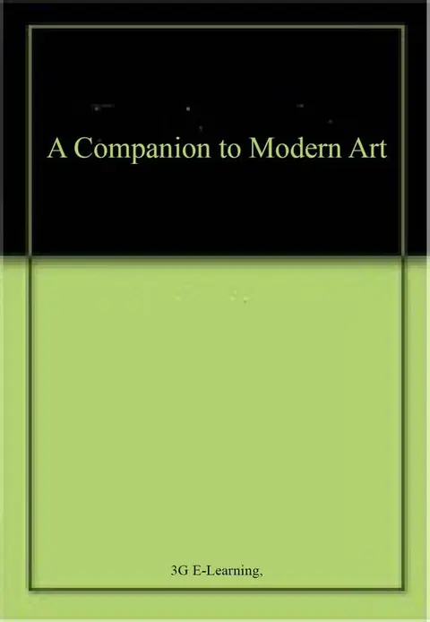 Cover of A Companion to Modern Art