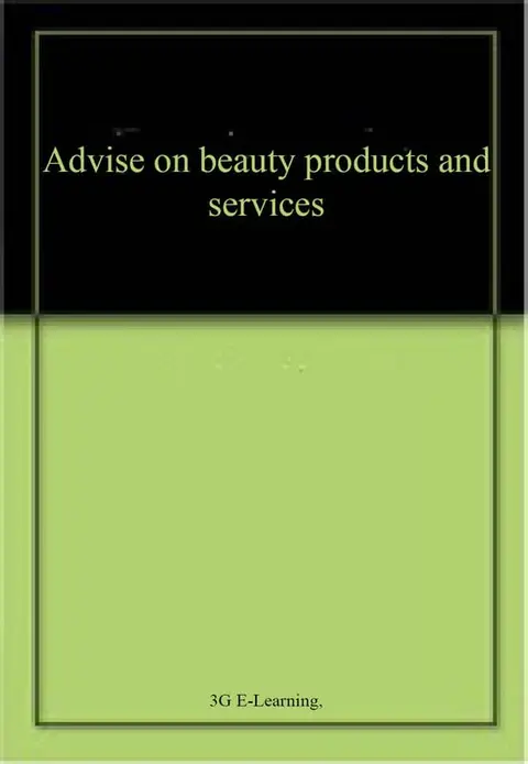 Cover of Advise on beauty products and services