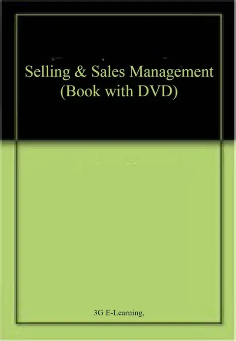 Cover of Selling & Sales Management