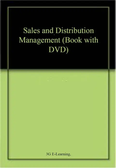 Cover of Sales and Distribution Management