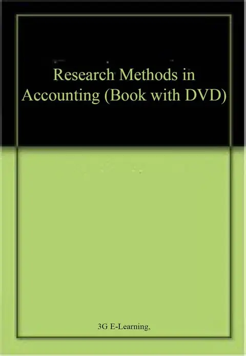 Cover of Research Methods in Accounting