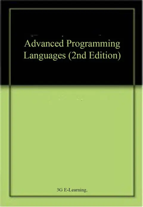 Cover of Advanced Programming Languages