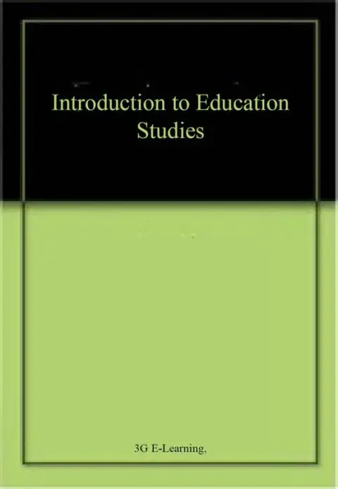 Cover of Introduction to Education Studies