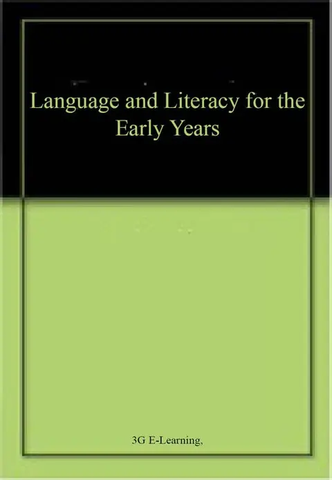 Cover of Language and Literacy for the Early Years