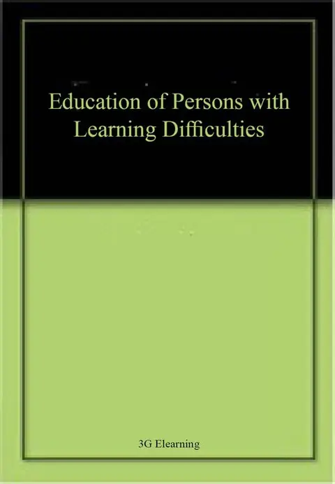 Cover of Education of Persons with Learning Difficulties