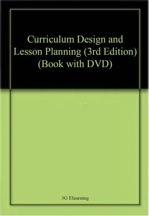 Cover of Curriculum Design and Lesson Planning