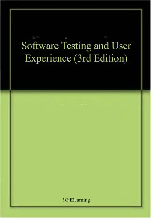 Cover of Software Testing and User Experience