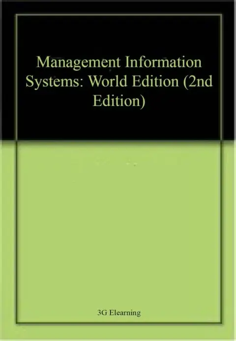 Cover of Management Information Systems
