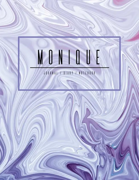 Cover of Monique Journal Diary Notebook