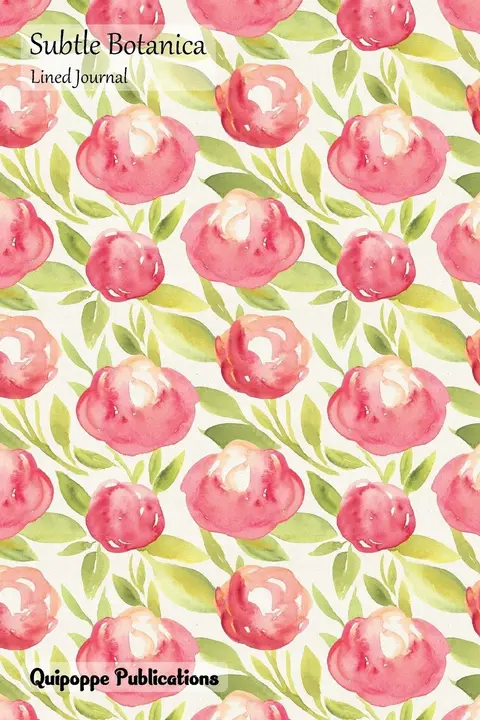 Cover of Subtle Botanica Lined Journal
