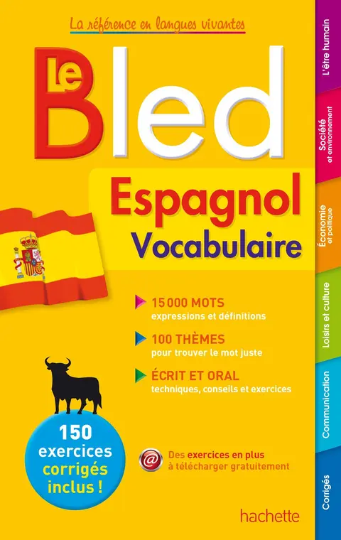 Cover of Bled vocabulaire espagnol