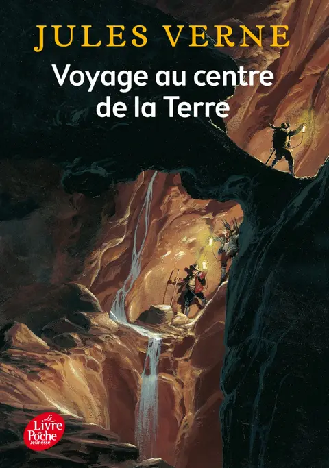 Cover of Voyage au centre e la terre - texte intégral