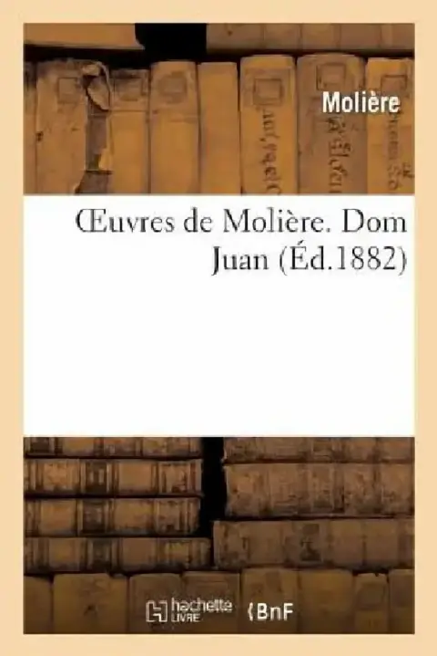 Cover of Oeuvres de Molière. DOM Juan