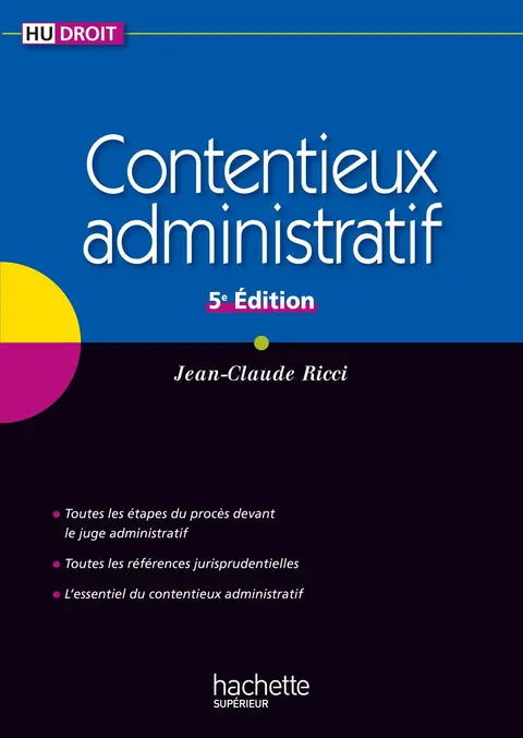 Cover of Contentieux administratif