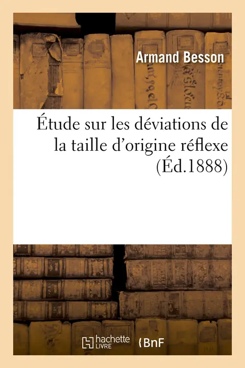 Cover of Étude Sur Les Déviations de la Taille d'Origine Réflexe