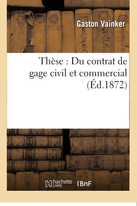 Cover of Thèse