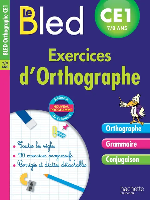Cover of Bled CE1 Cahier d'exercices