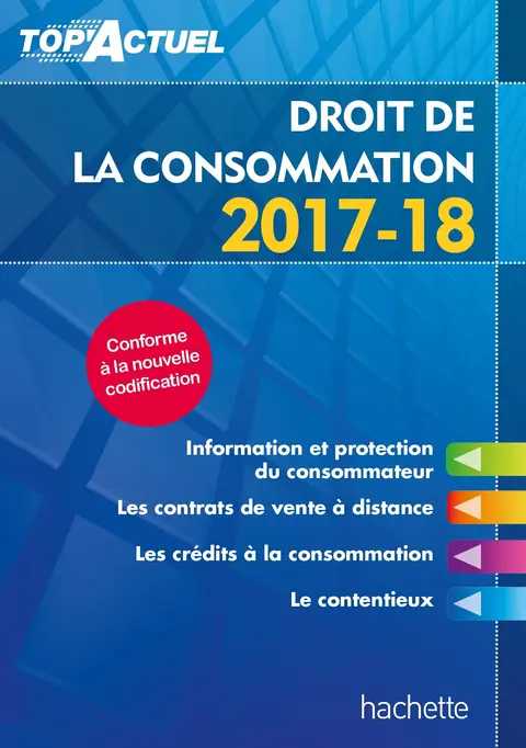 Cover of Top actuel droit de la consommation 2017-2018