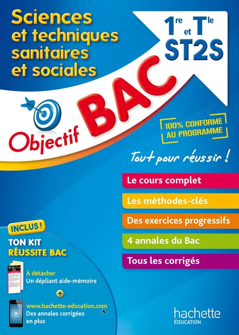 Cover of Objectif bac - stss première et term st2s