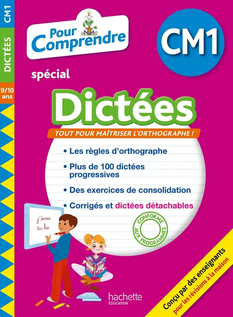 Cover of Pour comprendre dictées CM1