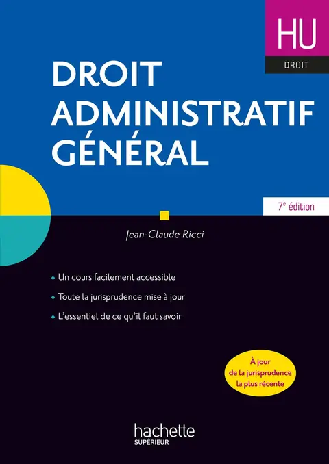 Cover of Droit administratif general 2019