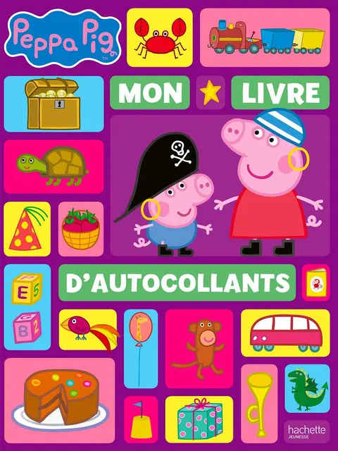 Cover of Peppa pig - mon livre d'autocollants