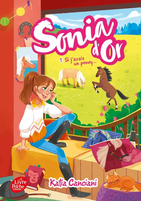 Cover of Sonia d'or - tome 1 - si j'avais un poney