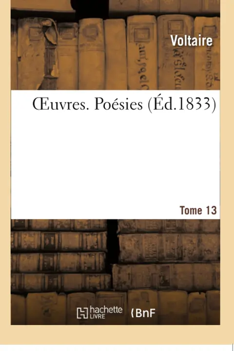 Cover of Oeuvres. Posies. Tome 13