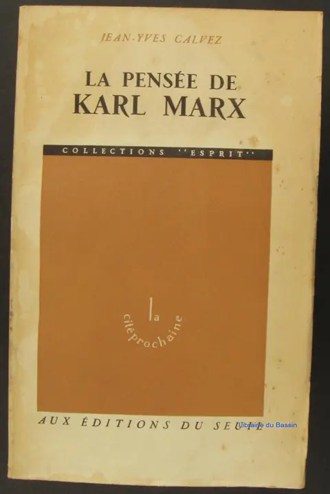 Cover of Pensee de karl Marx