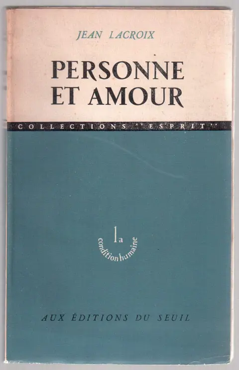 Cover of Personne et amour