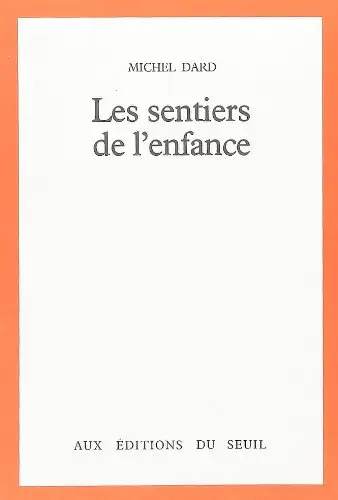 Cover of Les sentiers de l'enfance