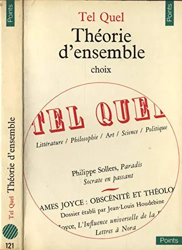 Cover of Tel Quel. Théorie d'ensemble